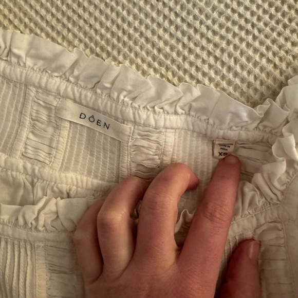 Doen Cream Puff Sleeve Blouse - Picture 2 of 4